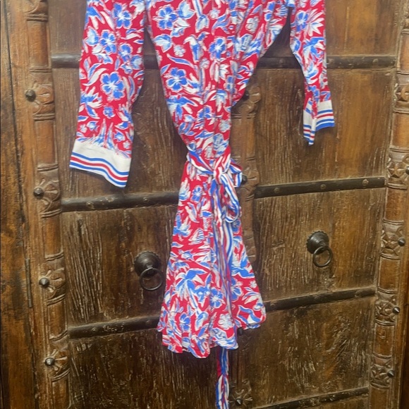 Tommy Hilfiger Wrap Dress, Red and Blue
Tropical Floral Long Sleeve Dress 14 - Picture 5 of 8